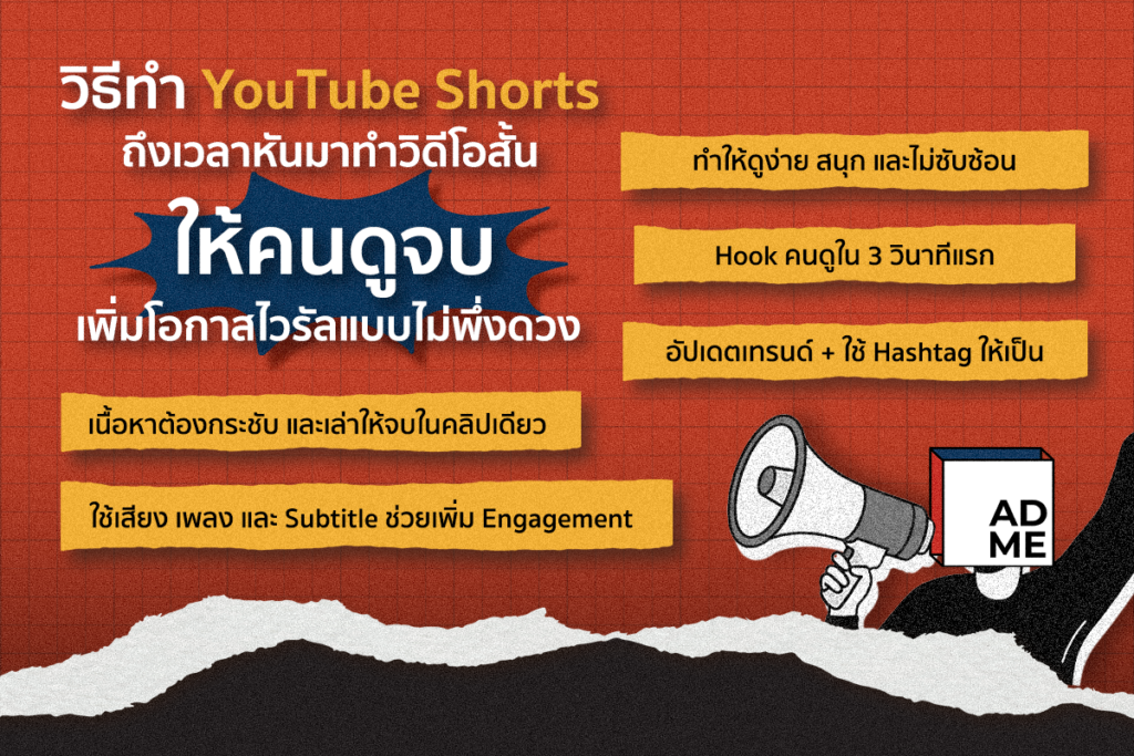 วิธีทำ YouTube Shorts